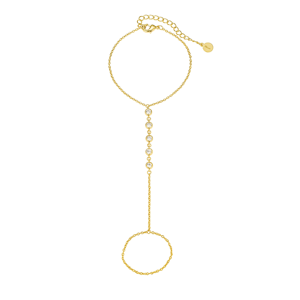 Gold Flicker Ring Bracelet